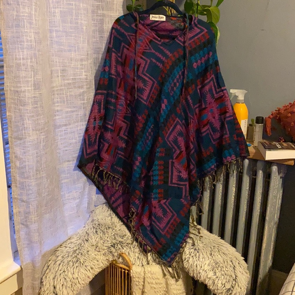 ABSTRACT PONCHO